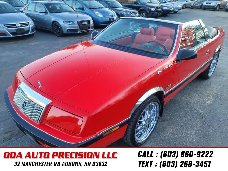 1990 Chrysler Lebaron 2dr Convertible GT, available for sale in Auburn, New Hampshire | ODA Auto Precision LLC. Auburn, New Hampshire 1990 Chrysler Lebaron 2dr Convertible GT, available for sale in Auburn, New Hampshire | ODA Auto Precision LLC. Auburn, New Hampshire