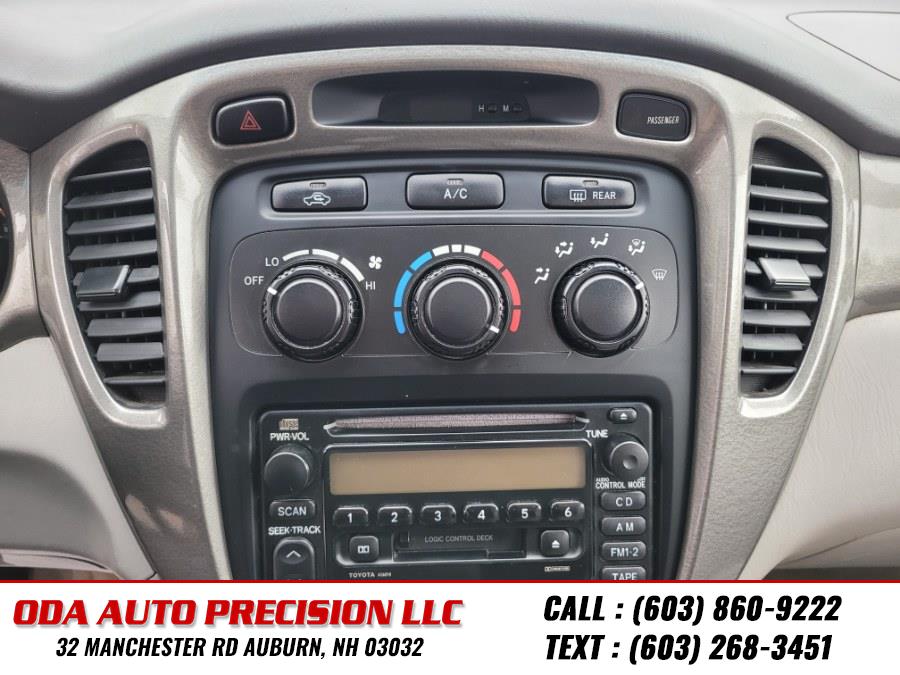 2003 Toyota Highlander 4dr 4-Cyl 4WD (Natl), available for sale in Auburn, New Hampshire | ODA Auto Precision LLC. Auburn, New Hampshire 2003 Toyota Highlander 4dr 4-Cyl 4WD (Natl), available for sale in Auburn, New Hampshire | ODA Auto Precision LLC. Auburn, New Hampshire