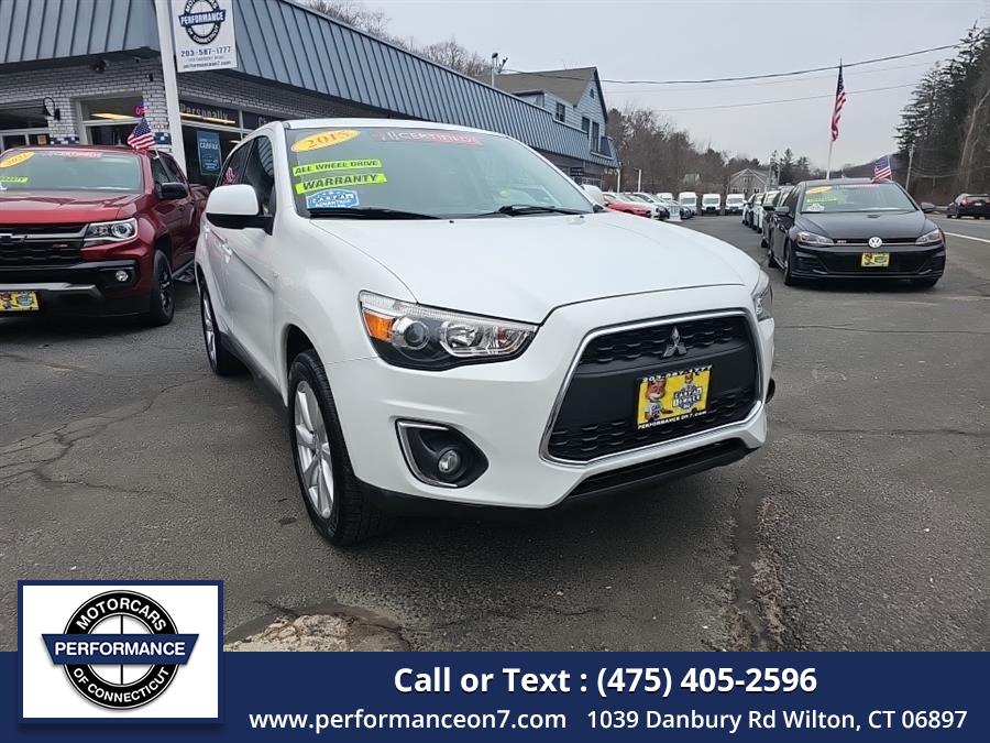 2015 Mitsubishi Outlander Sport AWD 4dr CVT 2.4 ES, available for sale in Wilton, Connecticut | Performance Motor Cars Of Connecticut LLC. Wilton, Connecticut