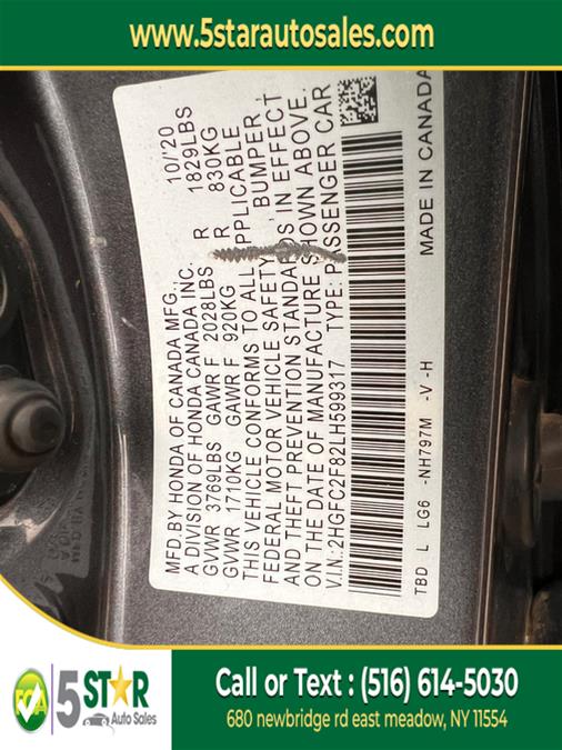 2020 Honda Civic Sedan Sport CVT, available for sale in East Meadow, New York | 5 Star Auto Sales Inc. East Meadow, New York 2020 Honda Civic Sedan Sport CVT, available for sale in East Meadow, New York | 5 Star Auto Sales Inc. East Meadow, New York