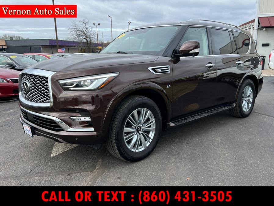 2019 INFINITI QX80 LUXE AWD, available for sale in Manchester, Connecticut | Vernon Auto Sale & Service. Manchester, Connecticut