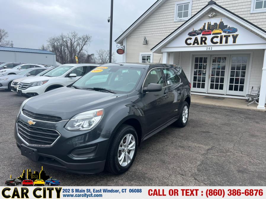 2017 Chevrolet Equinox AWD 4dr LS, available for sale in East Windsor, Connecticut | Car City LLC. East Windsor, Connecticut
