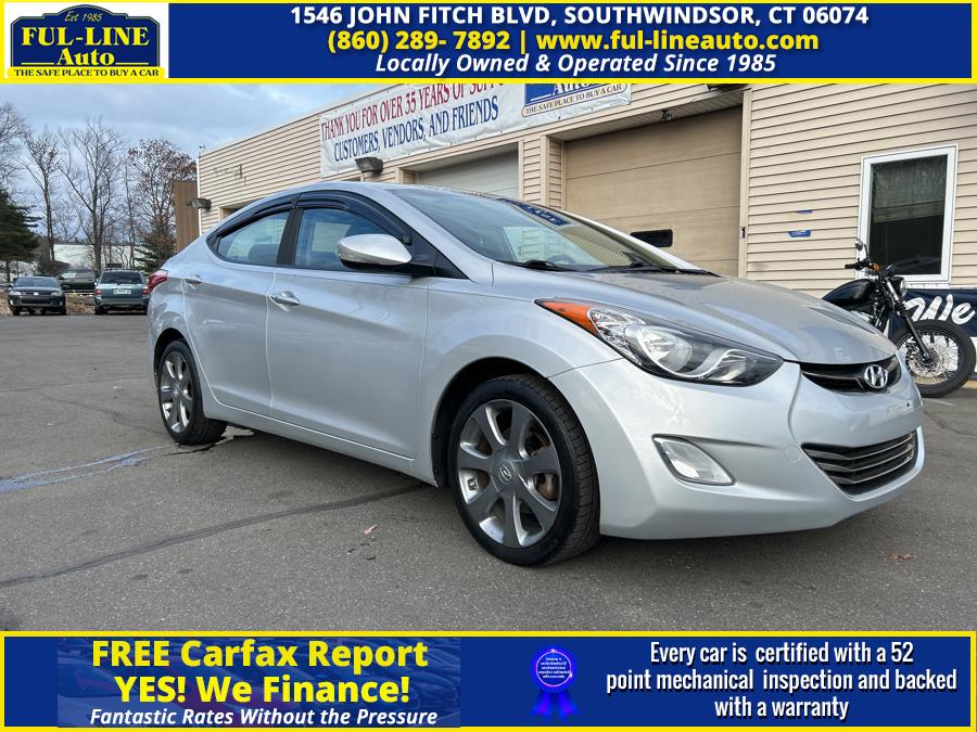 2013 Hyundai Elantra 4dr Sdn Auto Limited PZEV (Ulsan Plant), available for sale in South Windsor , Connecticut | Ful-line Auto LLC. South Windsor , Connecticut