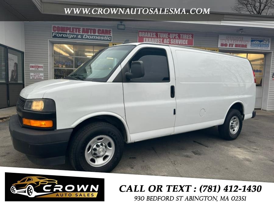 Used 2018 Chevrolet Express Cargo Van in Abington, Massachusetts | Crown Auto Sales. Abington, Massachusetts