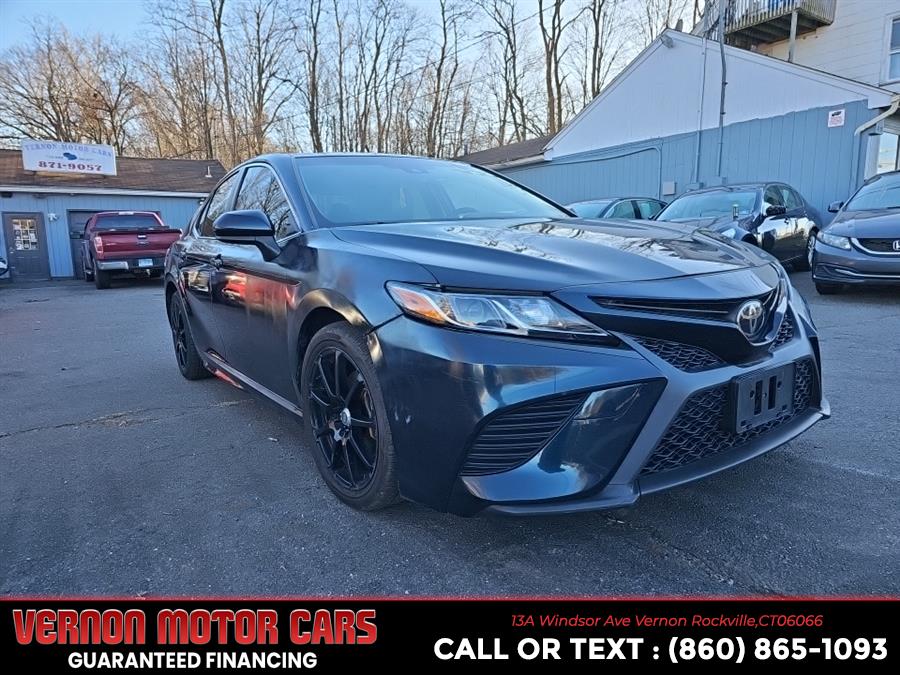 2018 Toyota Camry SE Auto (Natl), available for sale in Vernon Rockville, Connecticut | Vernon Motor Cars. Vernon Rockville, Connecticut