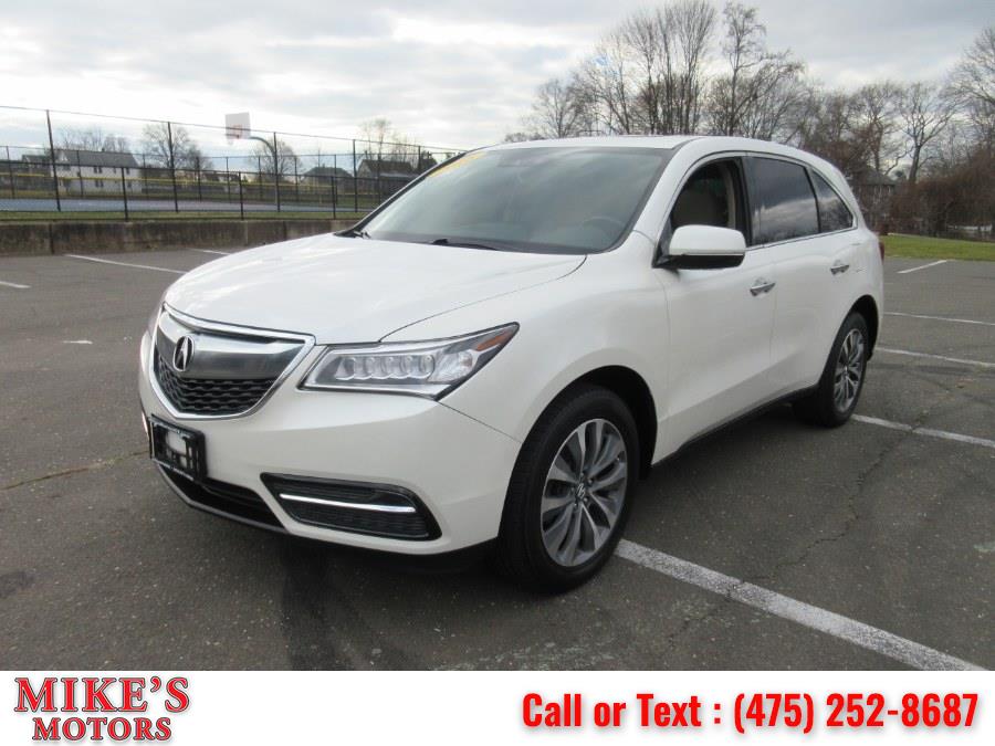 2016 Acura MDX SH-AWD 4dr w/Tech/AcuraWatch Plus, available for sale in Stratford, Connecticut | Mike's Motors LLC. Stratford, Connecticut