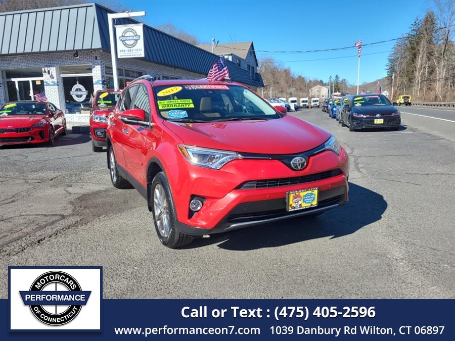 2017 Toyota RAV4 Limited AWD (Natl), available for sale in Wilton, Connecticut | Performance Motor Cars Of Connecticut LLC. Wilton, Connecticut