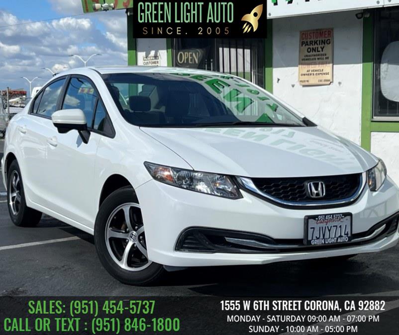 Used 2015 Honda Civic Sedan in Corona, California | Green Light Auto. Corona, California