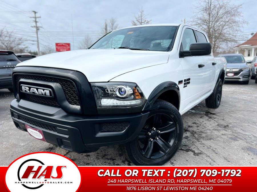 2021 Ram 1500 Classic Warlock 4x4 Crew Cab 5''7" Box, available for sale in Harpswell, Maine | Harpswell Auto Sales Inc. Harpswell, Maine