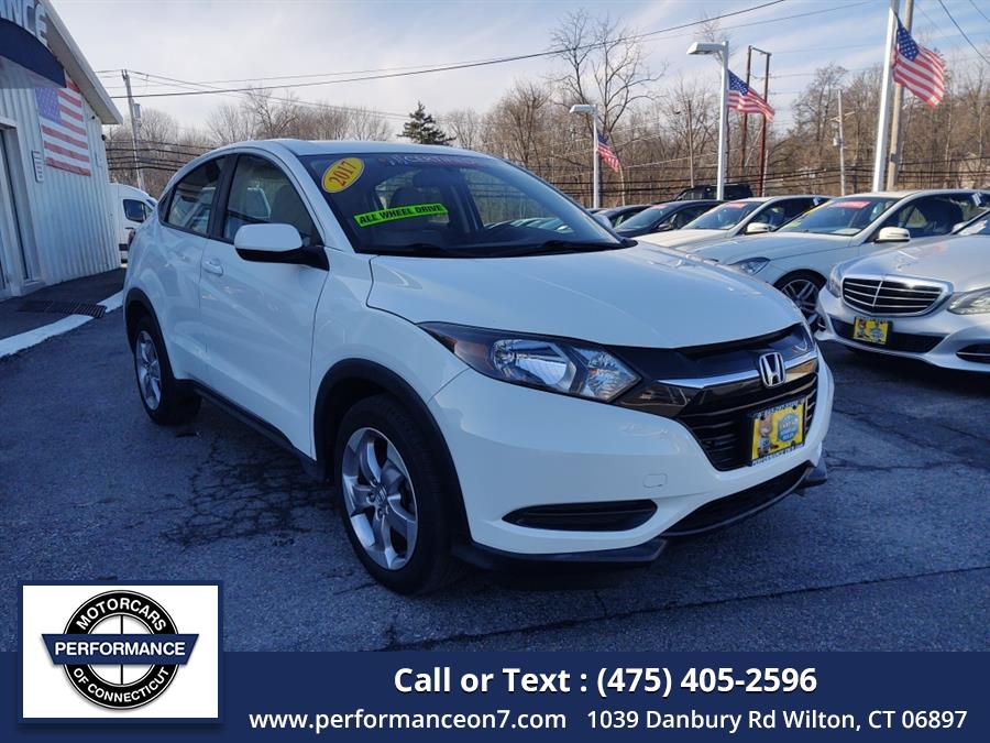 2017 Honda HR-V LX AWD CVT, available for sale in Wilton, Connecticut | Performance Motor Cars Of Connecticut LLC. Wilton, Connecticut