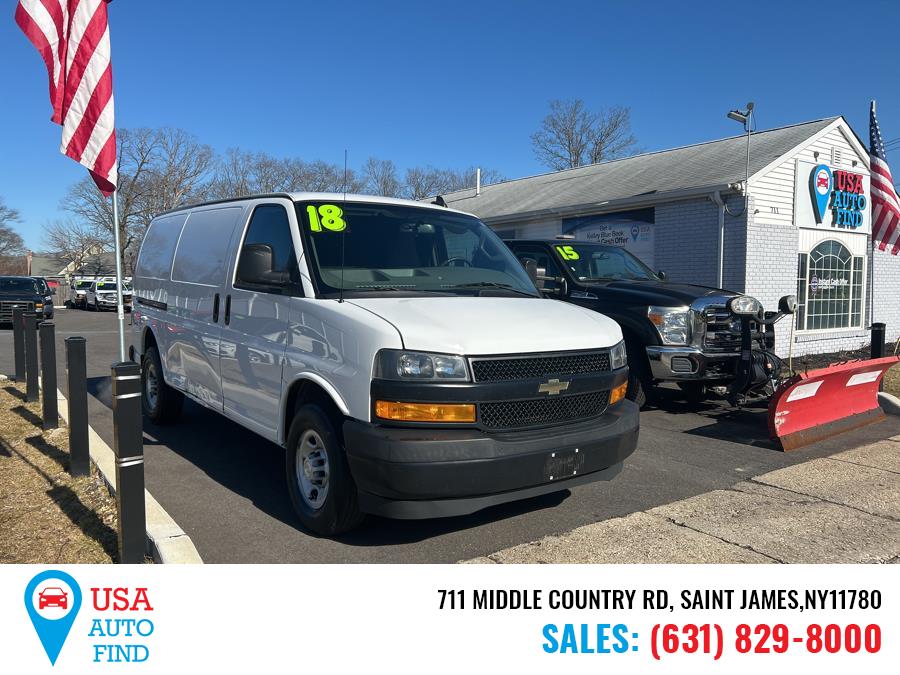 2018 Chevrolet Express Cargo Van RWD 2500 135", available for sale in Saint James, New York | USA Auto Find. Saint James, New York