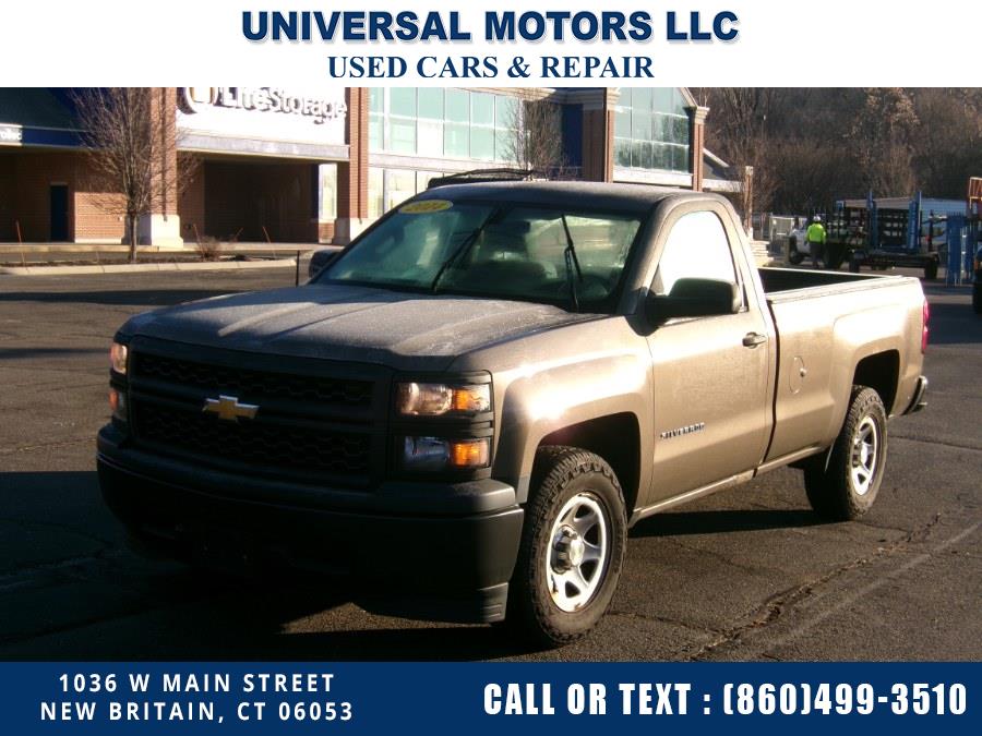 2014 Chevrolet Silverado 1500 Reg Cab 133.0" Work Truck w/1WT, available for sale in New Britain, Connecticut | Universal Motors LLC. New Britain, Connecticut