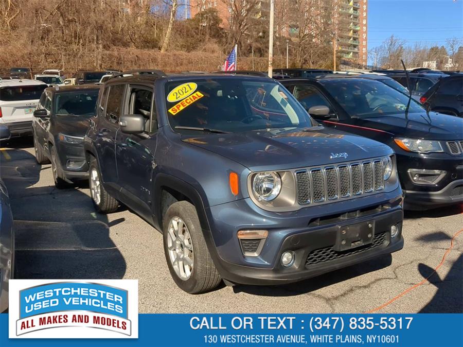 2021 Jeep Renegade Limited, available for sale in White Plains, New York | Apex Westchester Used Vehicles. White Plains, New York
