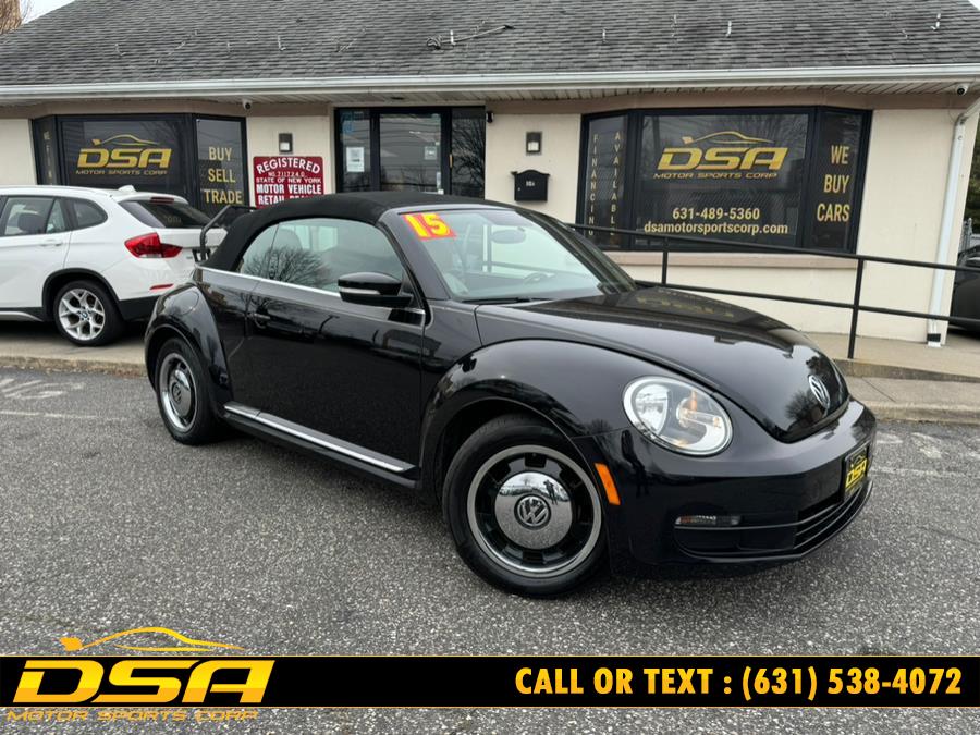 2015 Volkswagen Beetle Convertible 2dr Auto 1.8T w/Tech PZEV *Ltd Avail*, available for sale in Commack, New York | DSA Motor Sports Corp. Commack, New York