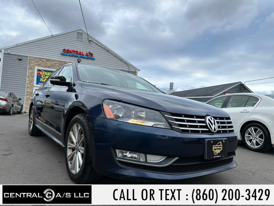 2013 Volkswagen Passat 4dr Sdn 2.5L Auto SEL Premium PZEV, available for sale in East Windsor, Connecticut | Central A/S LLC. East Windsor, Connecticut