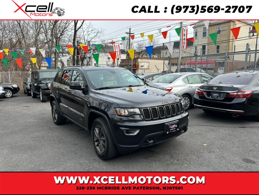 2016 Jeep Grand Cherokee 75th Anniversary 4WD 4dr 75th Anniversary, available for sale in Paterson, New Jersey | Xcell Motors LLC. Paterson, New Jersey