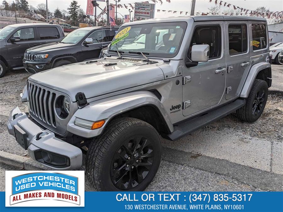 2021 Jeep Wrangler Unlimited Sahara High Altitude, available for sale in White Plains, New York | Apex Westchester Used Vehicles. White Plains, New York