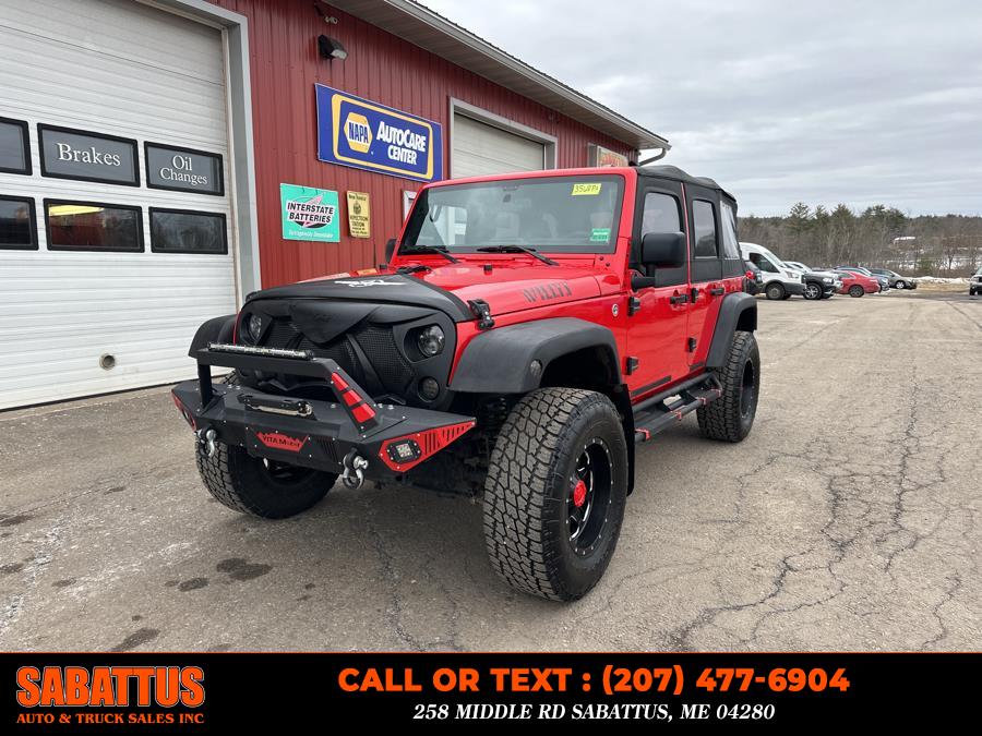 2016 Jeep Wrangler Unlimited 4WD 4dr Black Bear *Ltd Avail*, available for sale in Sabattus, Maine | Sabattus Auto and Truck Sales Inc. Sabattus, Maine