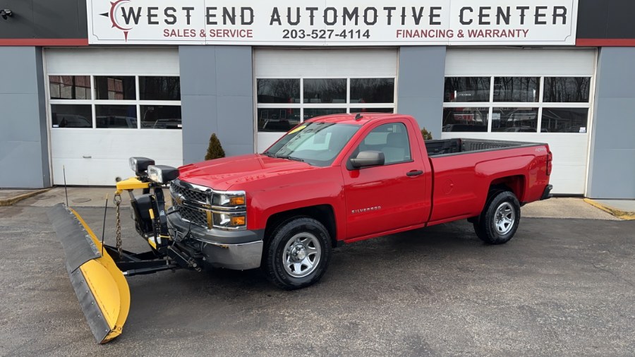 2014 Chevrolet Silverado 1500 4WD Reg Cab 133.0" Work Truck w/2WT, available for sale in Waterbury, Connecticut | West End Automotive Center. Waterbury, Connecticut