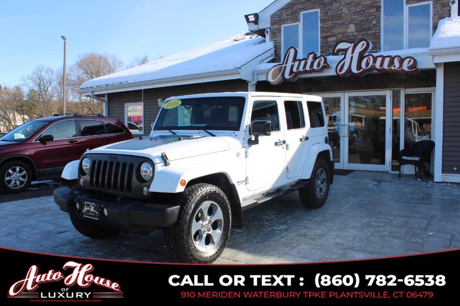 2014 Jeep Wrangler Unlimited 4WD 4dr Sahara, available for sale in Plantsville, Connecticut | Auto House of Luxury. Plantsville, Connecticut