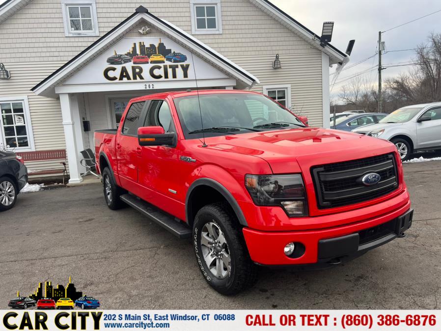 2013 Ford F-150 4WD SuperCrew 145" FX4, available for sale in East Windsor, Connecticut | Car City LLC. East Windsor, Connecticut