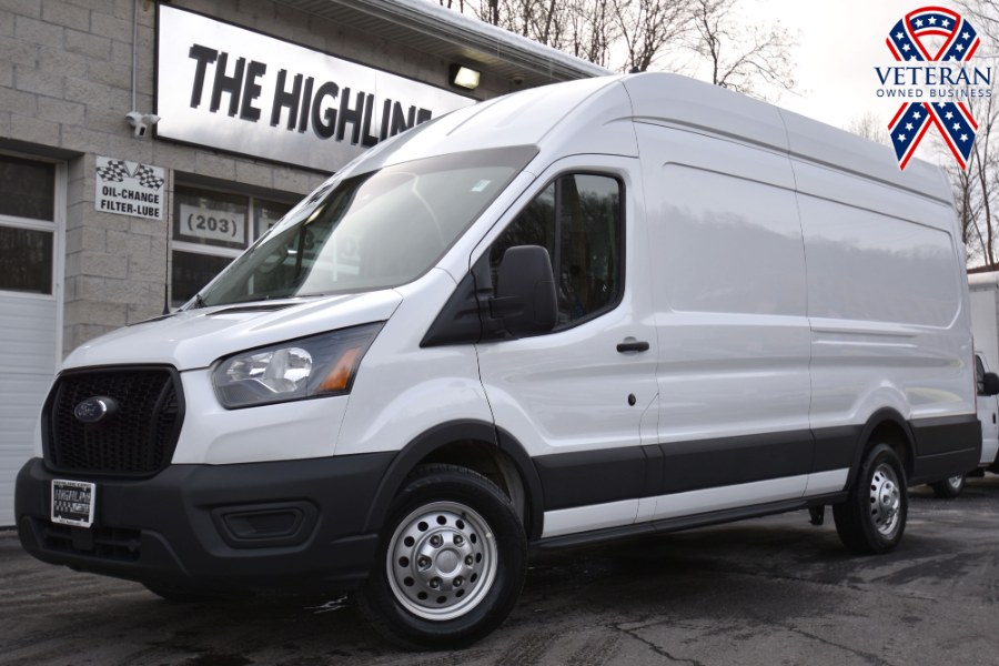 2023 Ford Transit Cargo Van T-250 148" EL Hi Rf 9070 GVWR AWD, available for sale in Waterbury, Connecticut | Highline Car Connection. Waterbury, Connecticut