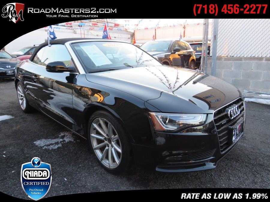2015 Audi A5 2dr Cabriolet Auto quattro 2.0T Premium, available for sale in Middle Village, New York | Road Masters II INC. Middle Village, New York