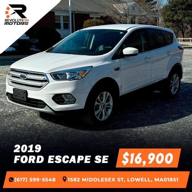 2019 Ford Escape SE 4WD, available for sale in Lowell, Massachusetts | Revolution Motors . Lowell, Massachusetts