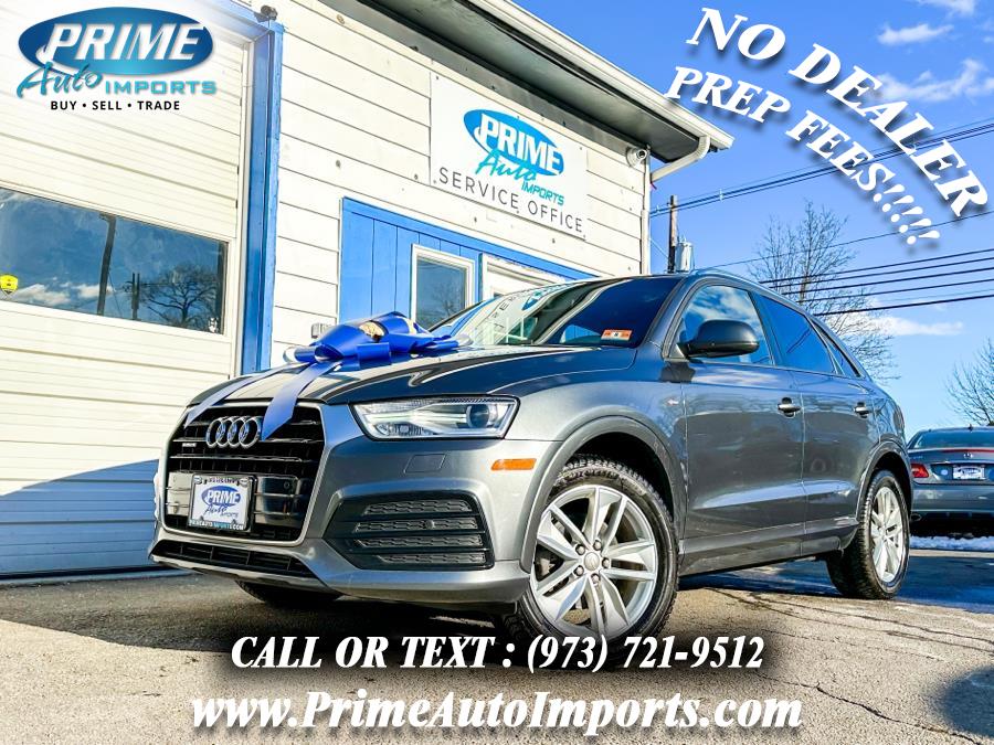 2018 Audi Q3 2.0 TFSI Premium quattro AWD, available for sale in Bloomingdale, New Jersey | Prime Auto Imports. Bloomingdale, New Jersey