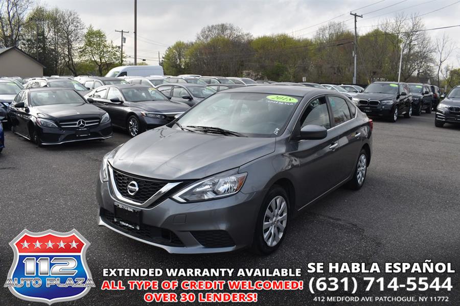 2018 Nissan Sentra S, available for sale in Patchogue, New York | 112 Auto Plaza. Patchogue, New York