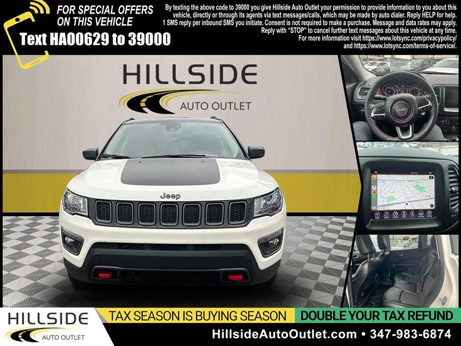 Used 2021 Jeep Compass in Jamaica, New York | Hillside Auto Outlet. Jamaica, New York