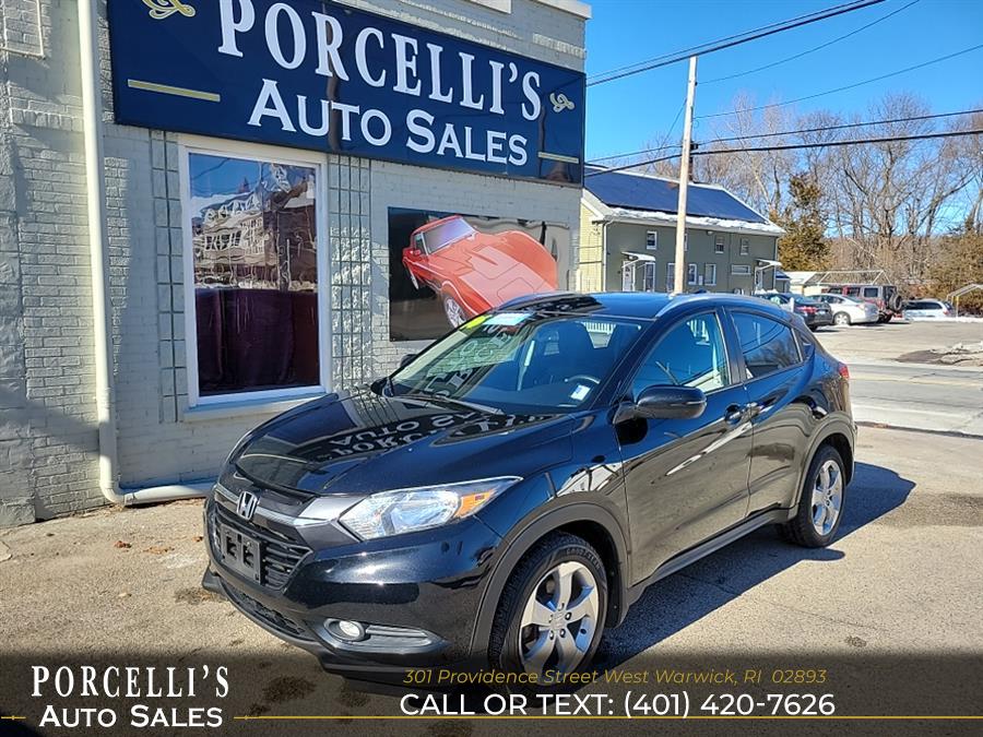 2016 Honda HR-V AWD 4dr CVT EX-L w/Navi, available for sale in West Warwick, Rhode Island | Porcelli's Auto Sales. West Warwick, Rhode Island