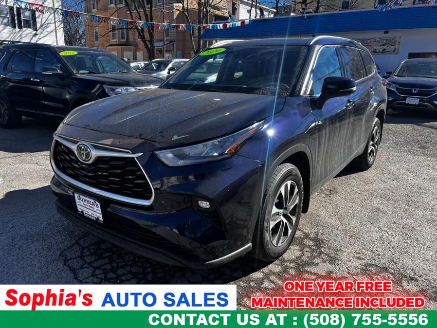 2020 Toyota Highlander XLE AWD (Natl), available for sale in Worcester, Massachusetts | Sophia's Auto Sales Inc. Worcester, Massachusetts