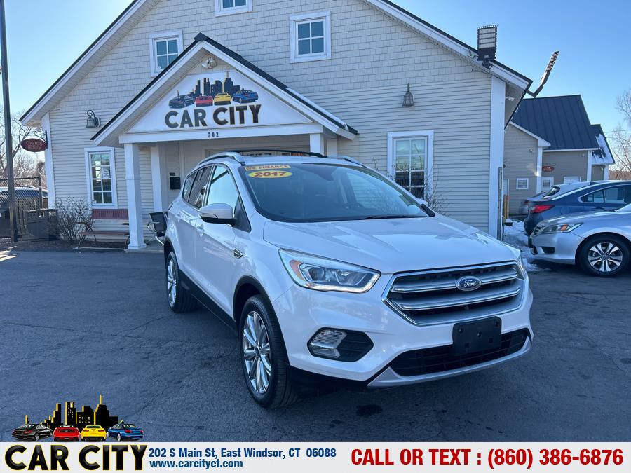 2017 Ford Escape Titanium 4WD, available for sale in East Windsor, Connecticut | Car City LLC. East Windsor, Connecticut