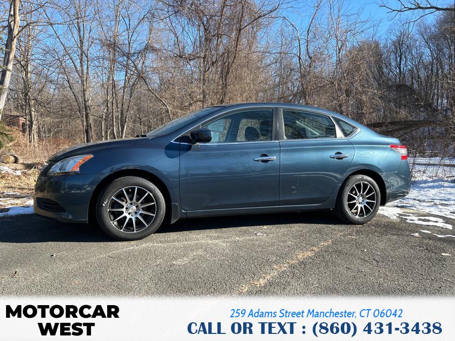 2013 Nissan Sentra 4dr Sdn I4 CVT SV, available for sale in Manchester, Connecticut | Motorcar West. Manchester, Connecticut