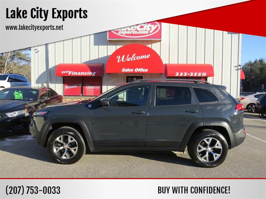 2017 Jeep Cherokee Trailhawk L Plus 4x4 4dr SUV, available for sale in Auburn, Maine | Lake City Exports Inc. Auburn, Maine