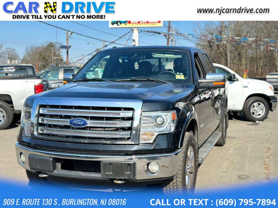 2013 Ford F-150 Lariat SuperCrew 5.5-ft. Bed 4WD, available for sale in Burlington, New Jersey | Car N Drive. Burlington, New Jersey