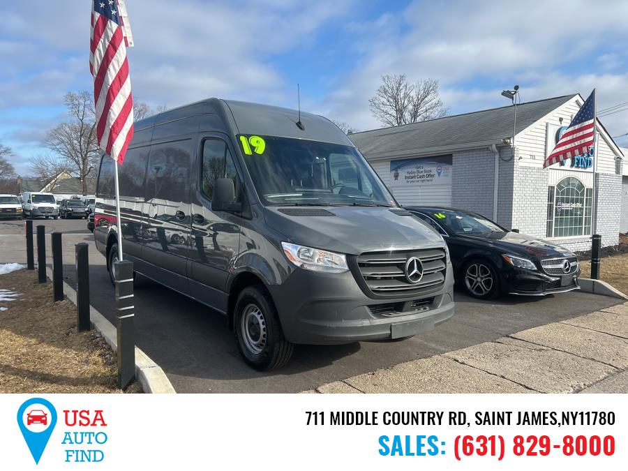 2019 Mercedes-Benz Sprinter Cargo Van 2500 High Roof I4 170" RWD, available for sale in Saint James, New York | USA Auto Find. Saint James, New York