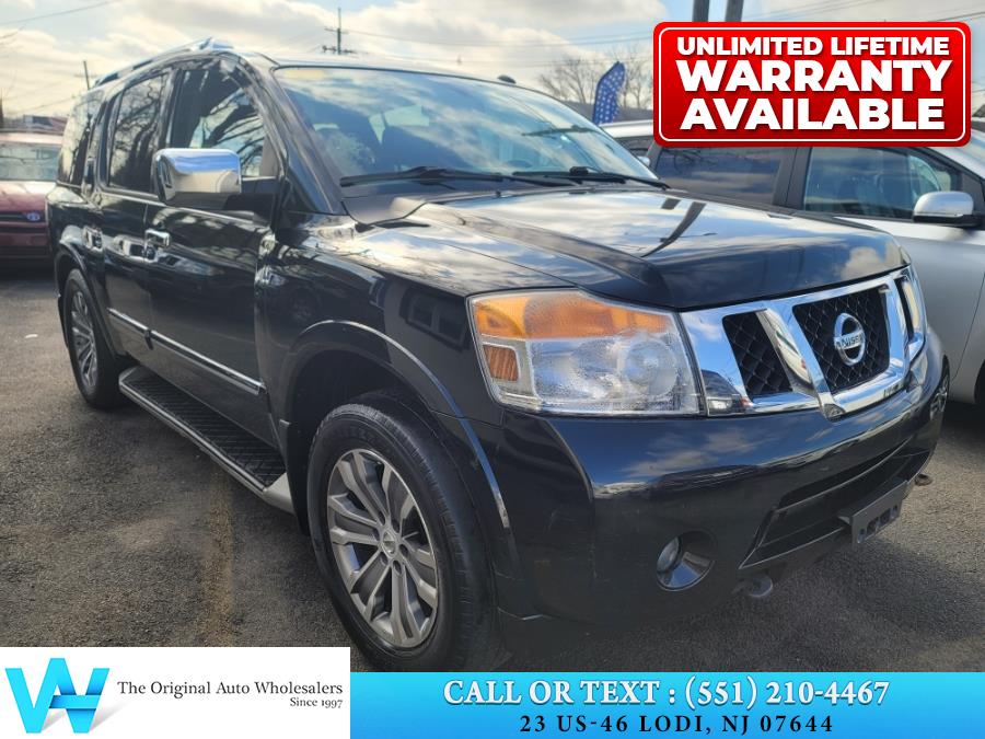 2015 Nissan Armada 4WD 4dr SL, available for sale in Lodi, New Jersey | AW Auto & Truck Wholesalers, Inc. Lodi, New Jersey