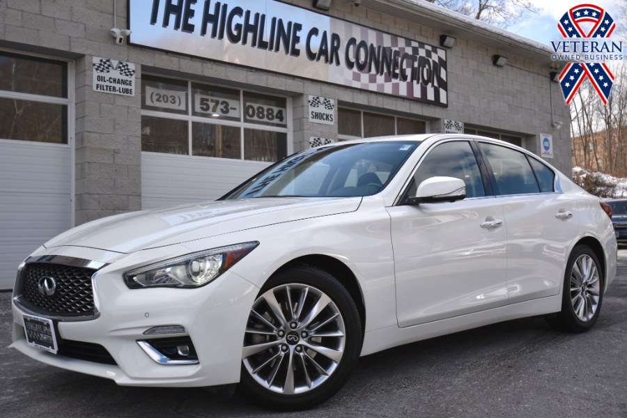 2021 INFINITI Q50 3.0t LUXE AWD, available for sale in Waterbury, Connecticut | Highline Car Connection. Waterbury, Connecticut