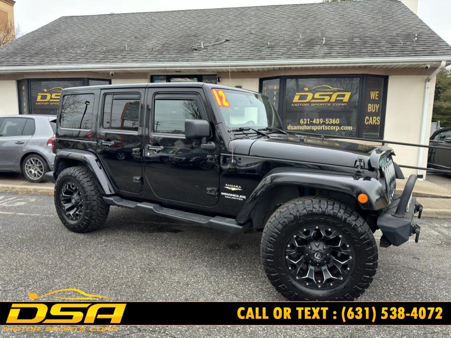 2012 Jeep Wrangler Unlimited 4WD 4dr Sahara, available for sale in Commack, New York | DSA Motor Sports Corp. Commack, New York