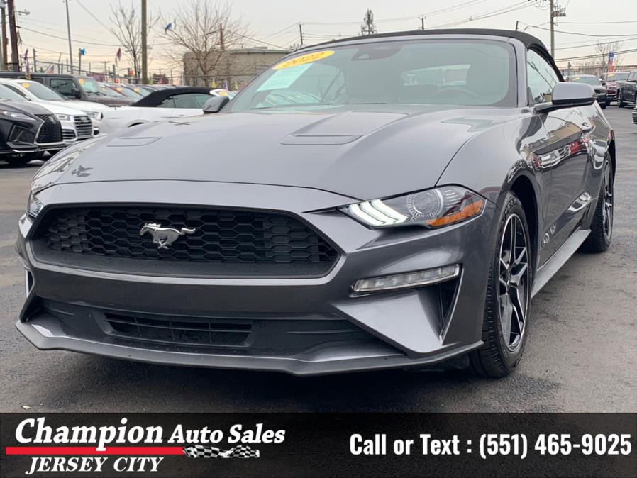 2022 Ford Mustang EcoBoost Premium Convertible, available for sale in Jersey City, New Jersey | Champion Auto Sales. Jersey City, New Jersey