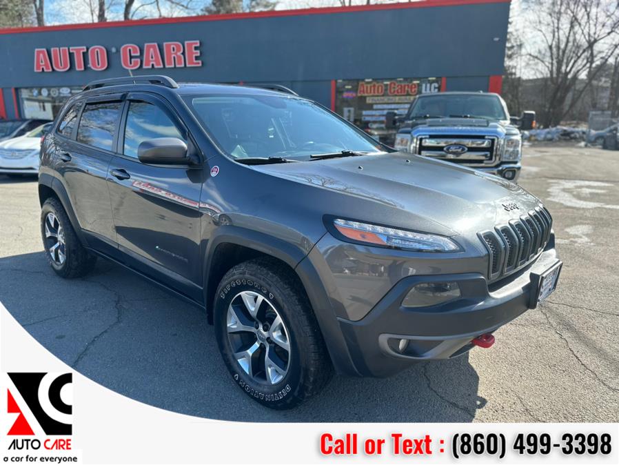 2015 Jeep Cherokee 4WD 4dr Trailhawk, available for sale in Vernon , Connecticut | Auto Care Motors. Vernon , Connecticut