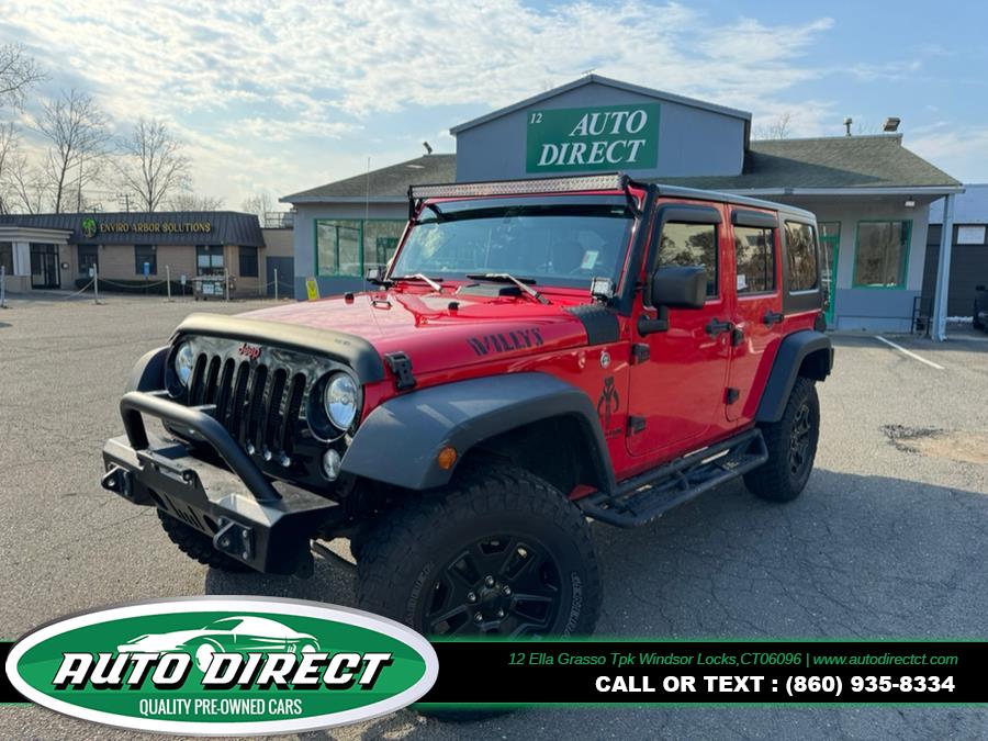 2018 Jeep Wrangler JK Unlimited Sport S 4x4, available for sale in Windsor Locks, Connecticut | Auto Direct LLC. Windsor Locks, Connecticut