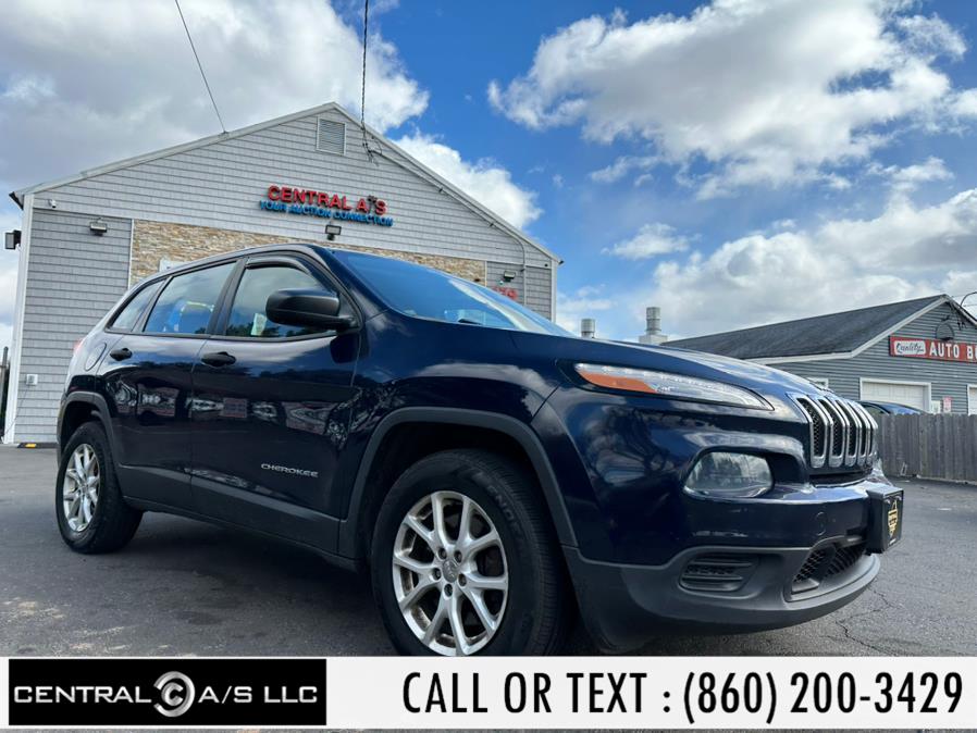 2014 Jeep Cherokee 4WD 4dr Sport, available for sale in East Windsor, Connecticut | Central A/S LLC. East Windsor, Connecticut