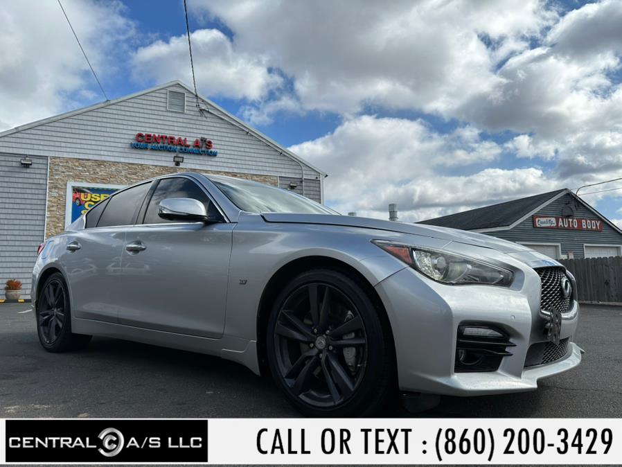2015 INFINITI Q50 4dr Sdn AWD, available for sale in East Windsor, Connecticut | Central A/S LLC. East Windsor, Connecticut