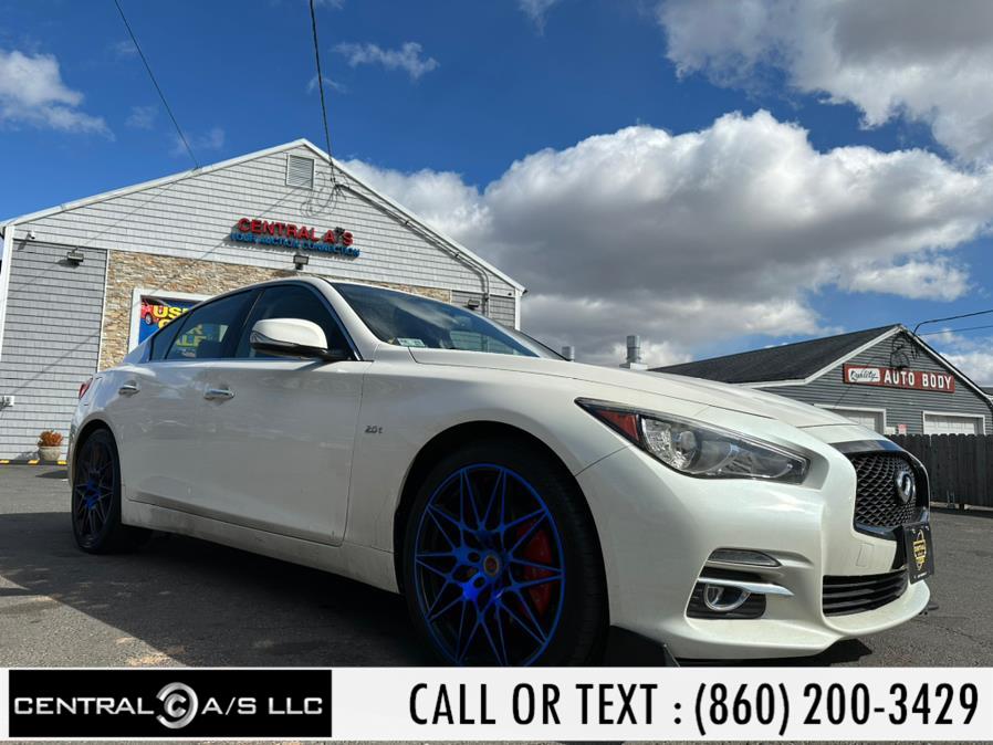 2016 INFINITI Q50 4dr Sdn 2.0t Premium AWD, available for sale in East Windsor, Connecticut | Central A/S LLC. East Windsor, Connecticut