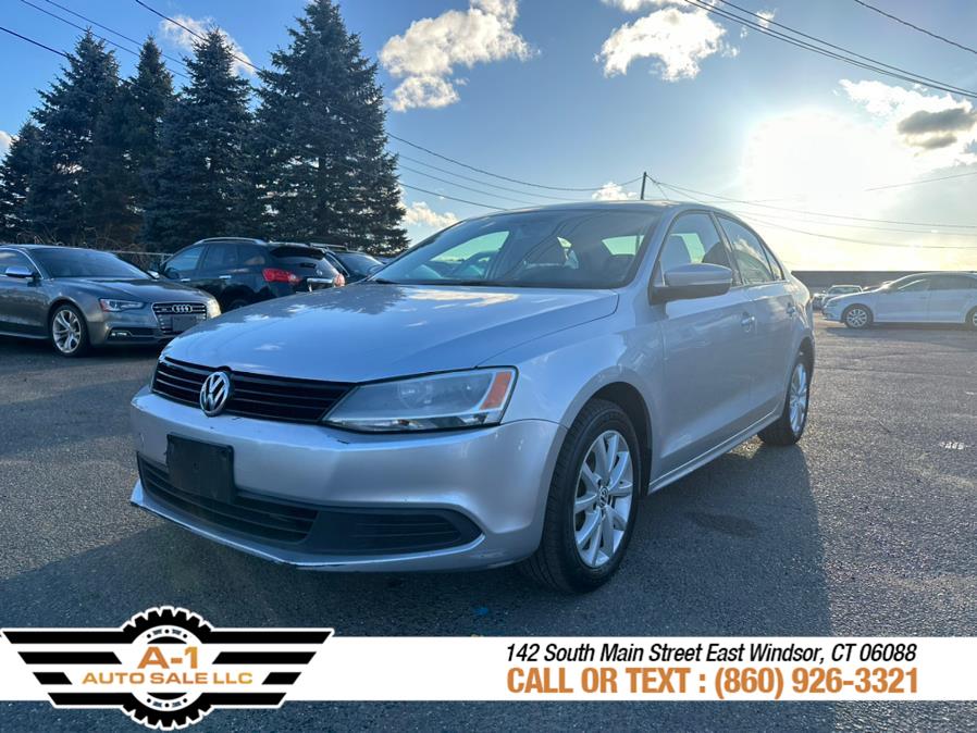 2012 Volkswagen Jetta Sedan 4dr Auto SE w/Convenience & Sunroof PZEV, available for sale in East Windsor, Connecticut | A1 Auto Sale LLC. East Windsor, Connecticut