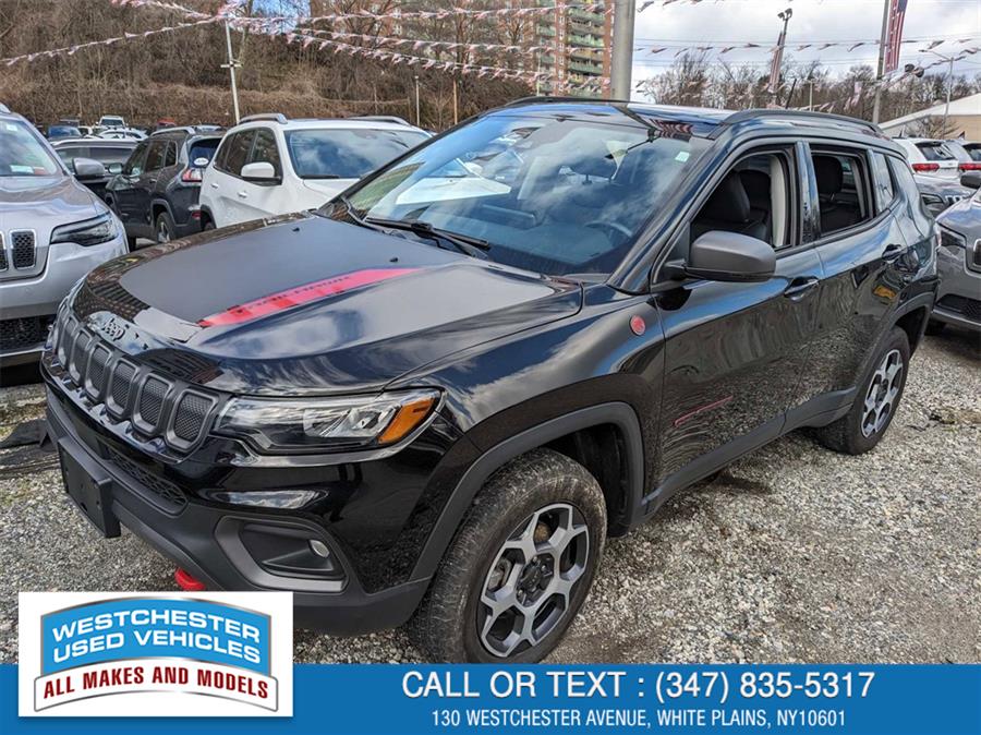 2022 Jeep Compass Trailhawk, available for sale in White Plains, New York | Apex Westchester Used Vehicles. White Plains, New York