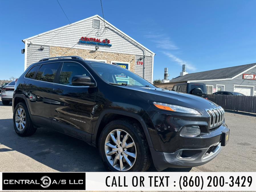 2018 Jeep Cherokee Limited 4x4, available for sale in East Windsor, Connecticut | Central A/S LLC. East Windsor, Connecticut